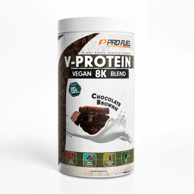 V-PROTEIN | vegan 8K Blend | Chocolate Brownie