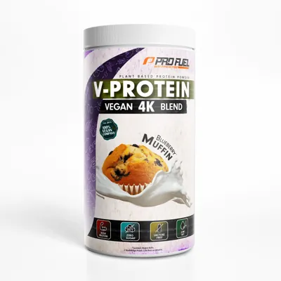 V-PROTEIN | vegan 4K Blend | Blueberry Muffin