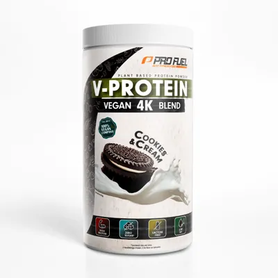 V-PROTEIN | vegan 4K Blend | Cookies & Cream