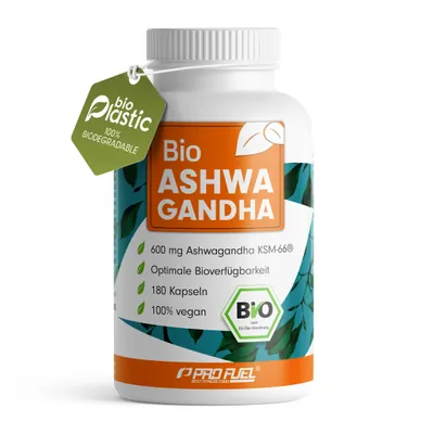 Bio ASHWAGANDHA | KSM-66® | 180 Kapseln