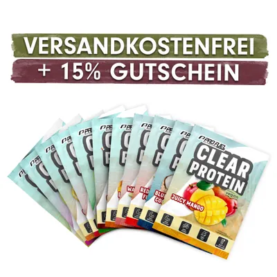 CLEAR PROTEIN | ProbePaket + 15% Rabatt