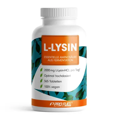 L-LYSIN | Essentielle Aminosäure | 365 Tabletten