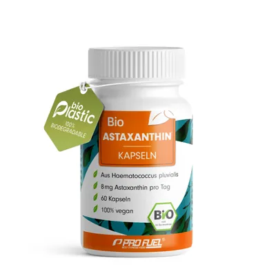 Bio ASTAXANTHIN | Algamo® Astaxanthin | 60 Kapseln