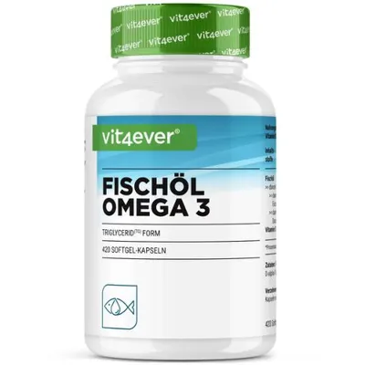 Omega 3 - EPA + DHA - (420 Softgel-Kaps.)