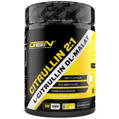 L-Citrullin Pulver - DL-Malat 2:1 Vegan (500gr)