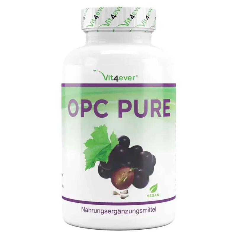 OPC Pure - 500 mg Traubenkernextrakt - (300 Kapseln)
