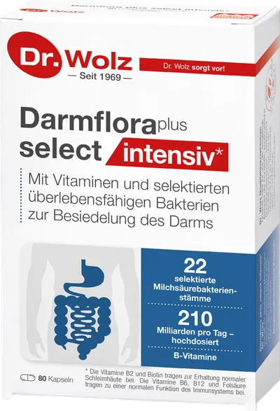 Dr. Wolz, Darmflora Plus Select intensiv, 80 Kp