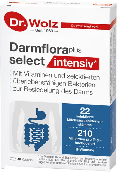 Dr. Wolz Darmflora Plus Select intensiv, 40 Kps