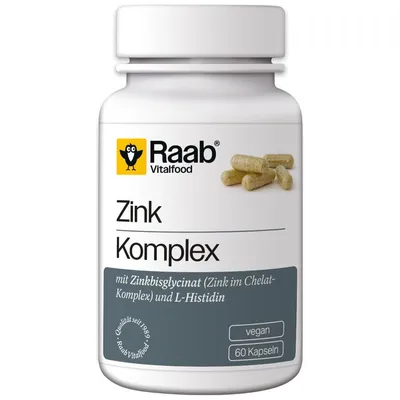 Raab Vitalfood - Zink Komplex 60 Kapseln