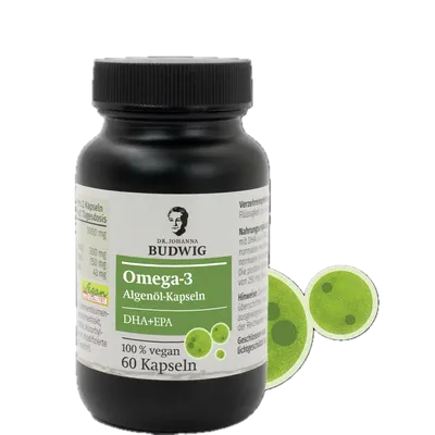 Dr. Johanna Budwig - Omega-3 Algenöl Kapseln, 60 Kaps