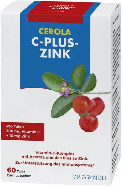 Dr. Grandel - CEROLA C+Zink Taler, 60 Stück, 198g