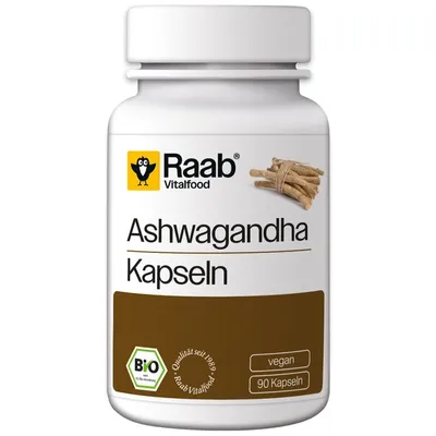 Raab Vitalfood - BIO Ashwagandha 90 Kapseln à 405 mg