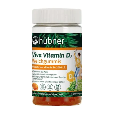 Hübner - Viva Vitamin D3 Weichgummis 150g