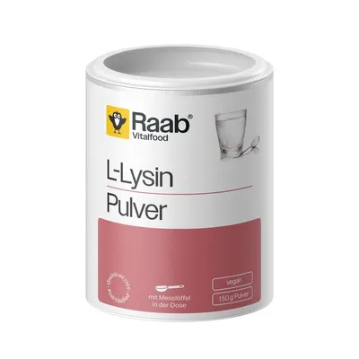 Raab Vitalfood - L-Lysin Pulver, 150g