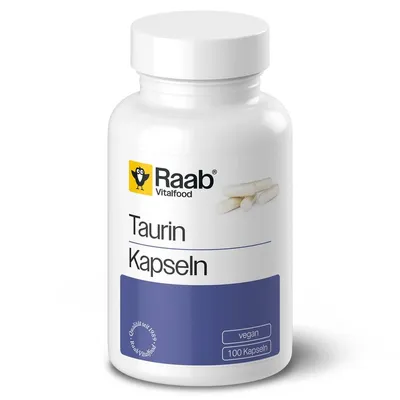 Raab Vitalfood - Taurin 100 Kapseln à 680 mg, 68g