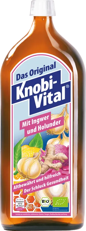 KnobiVital - Ingwer+Holunder bio 960ml