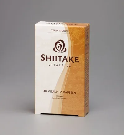 TerraMundo - Vitalpilz- Shiitake 400mg Kapseln bio 40Stk
