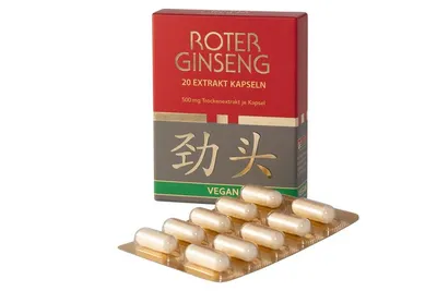 Roter Ginseng von KGV - Roter Ginseng 20 Extrakt Kapseln, 20St