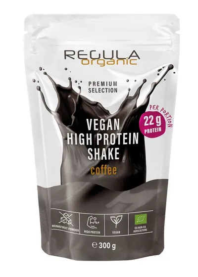 Regula Organic - Protein Shake vegan coffee, Bio, 300g