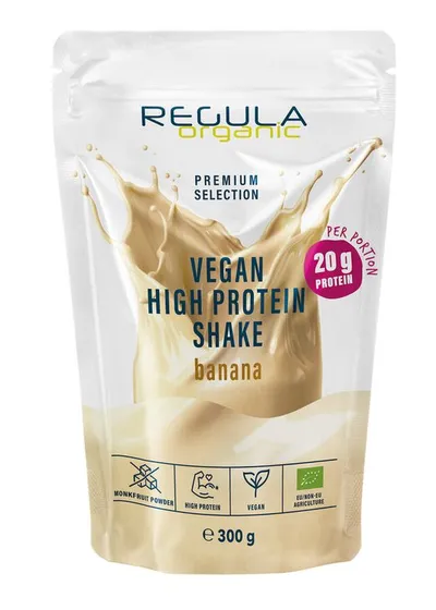 Regula Organic - Protein Shake vegan banana, Bio, 300g