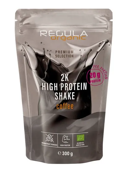 Regula Organic - Protein Shake 2K coffee, Bio, 300g