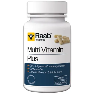 Raab Vitalfood - Multi Vitamin Plus 60 Kapseln à 535 mg