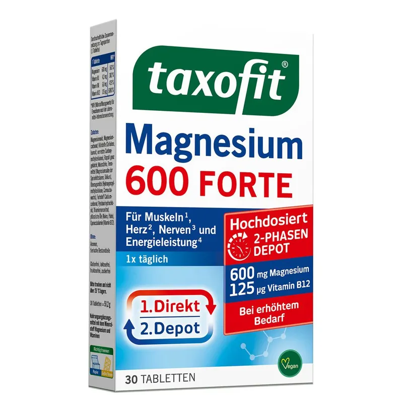 Magnesium 600 Forte Depot Tabletten 30 St, 51,2 g