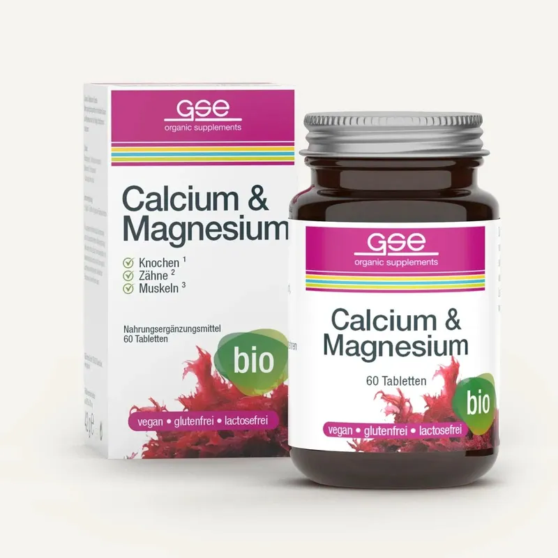 GSE - Calcium&Magnesium Complex (Bio), 60 Tabl. à 700mg, 42g