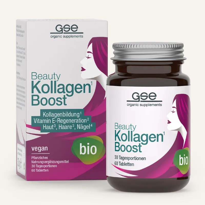 GSE - Beauty Kollagen Boost (Bio),  60 Tabl. à 500mg, 30g