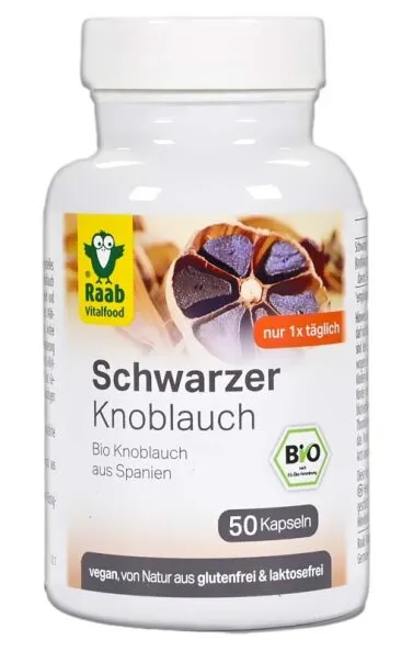 Bio Schwarzer Knoblauch (50 Kapseln)