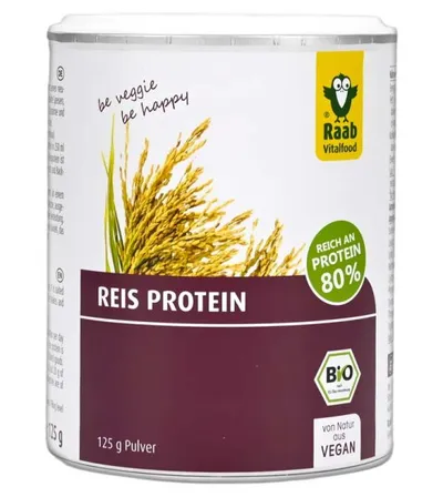 Raab Vitalfood Bio Reis Protein, Pulver