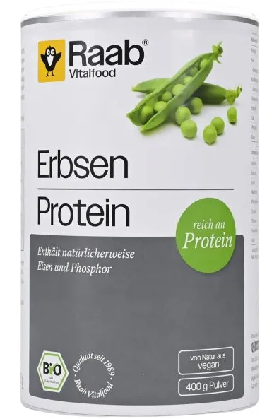 Raab Vitalfood - BIO Erbsen Protein, 400g