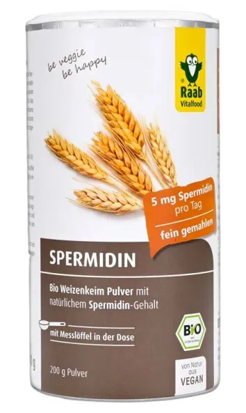 Raab Vitalfood - Spermidin Pulver bio, 200g