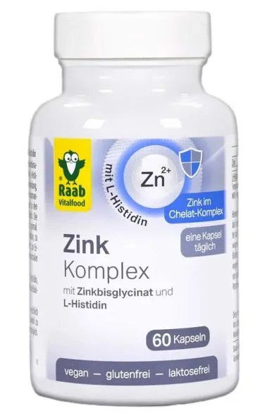 Raab Vitalfood - Zink Komplex 60 Kapseln