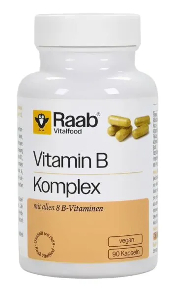 Raab Vitalfood - Vitamin B-Komplex Kapseln, 90 Kaps.