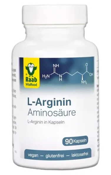 Raab Vitalfood - L-Arginin Kapseln 90Stk