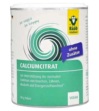 Raab Vitalfood - Calciumcitrat, 90g