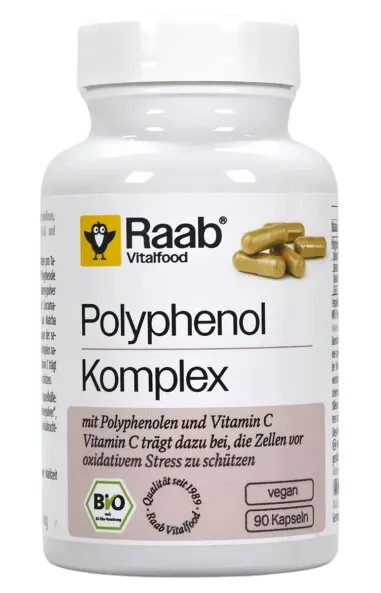 Raab Vitalfood - BIO Polyphenol Komplex 90 Kapseln à 450 mg