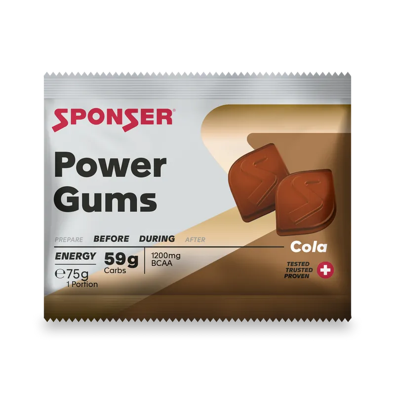 Sponser Power Gums | Cola – Display (20 x 75 g)