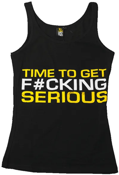 Dedicated Nutrition Women Stringer Time To Get Serious