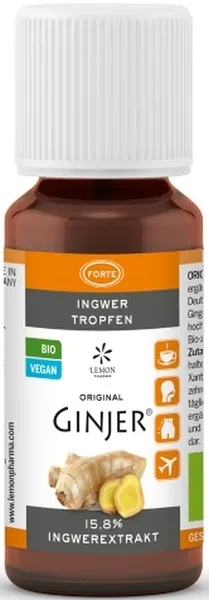 Bio Ingwertropfen GINJER® forte - 20ml