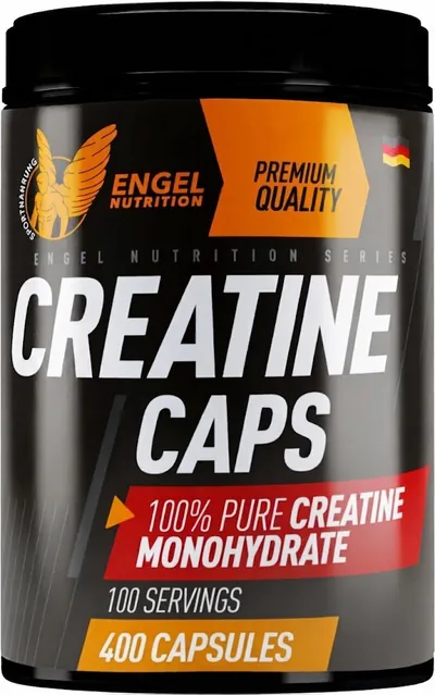 Engel Nutrition 100% Pure Creatine Caps - 400 Kapseln