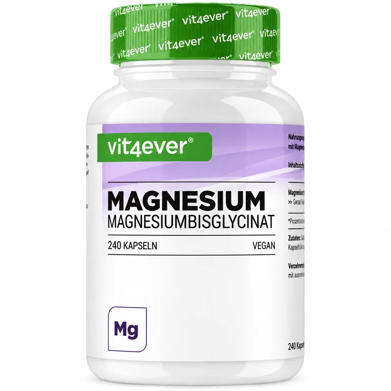 Vit4ever - Magnesium Bisglycinat - 240 Kapseln