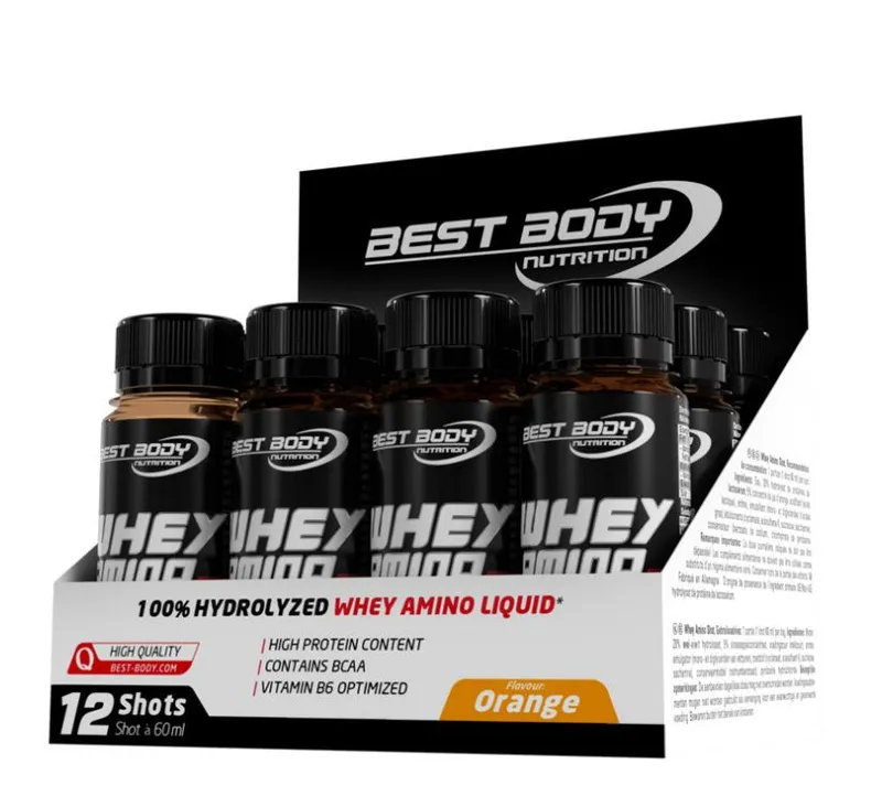 Best Body Nutrition - Whey Amino Shot - 12 x 60ml - MHD 08/2026