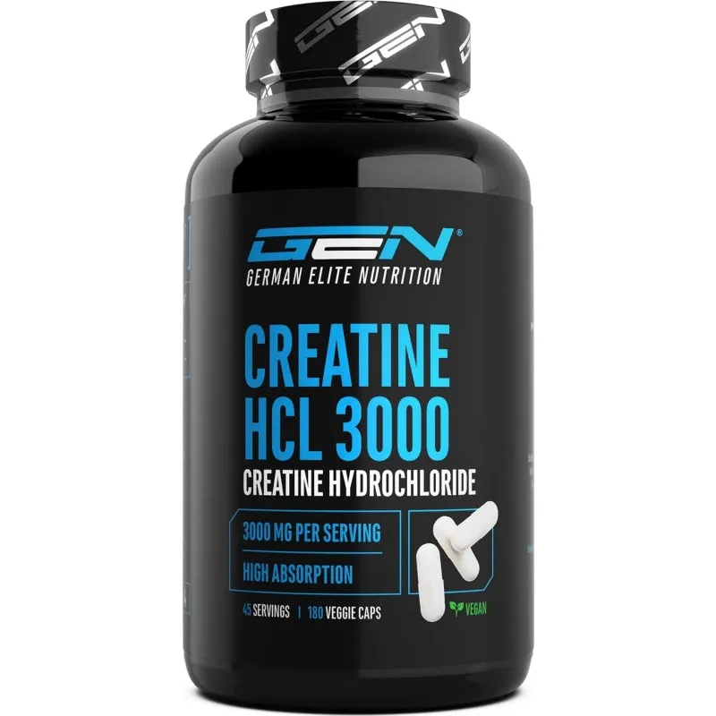 German Elite Nutrition - Creatine HCL - 180 Kapseln