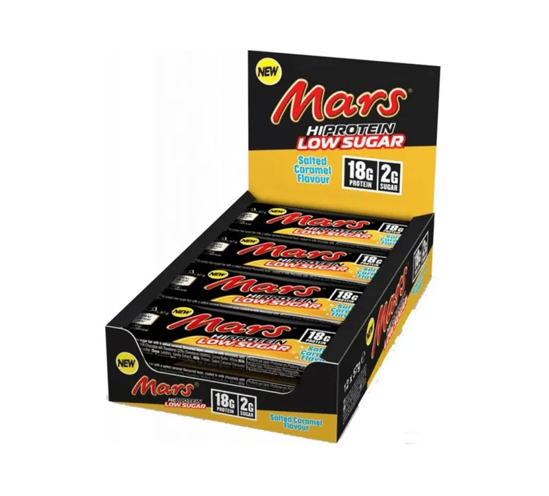 Mars - Low Sugar High Protein Bar Salted Caramel - Karton 12 x 57g MHD 08/2026