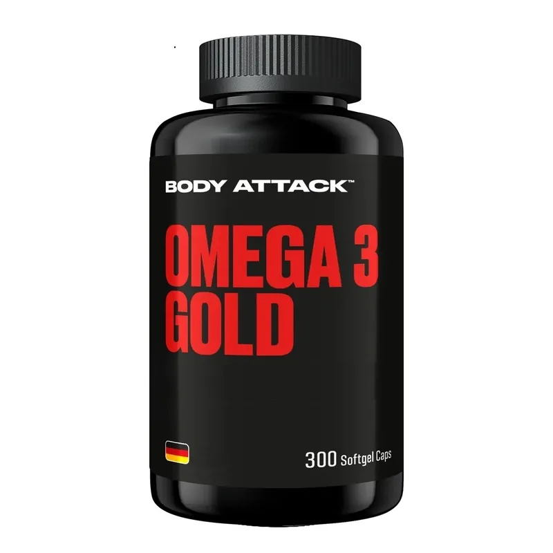 Body Attack - Omega 3 Gold - 300 Softgel Caps