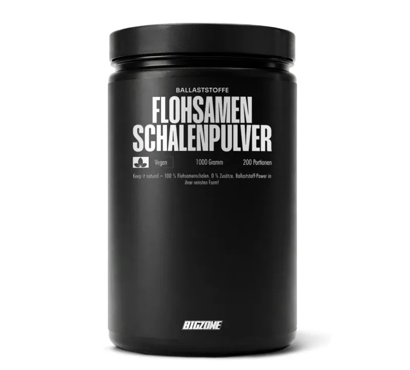 Big Zone - Flohsamenschalenpulver - 1000g Dose