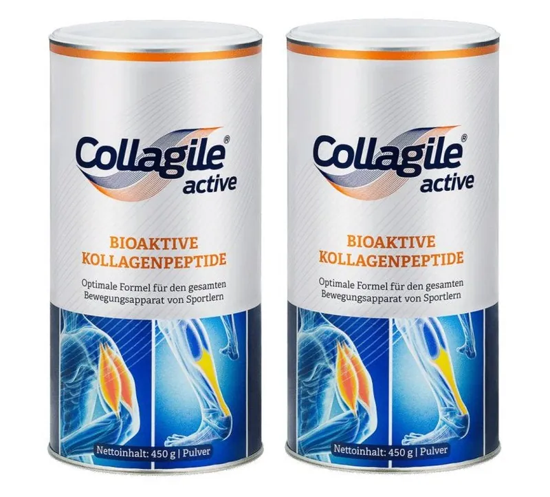 Collagile - 2er-Pack - Collagile active - 2 x 450g Dose