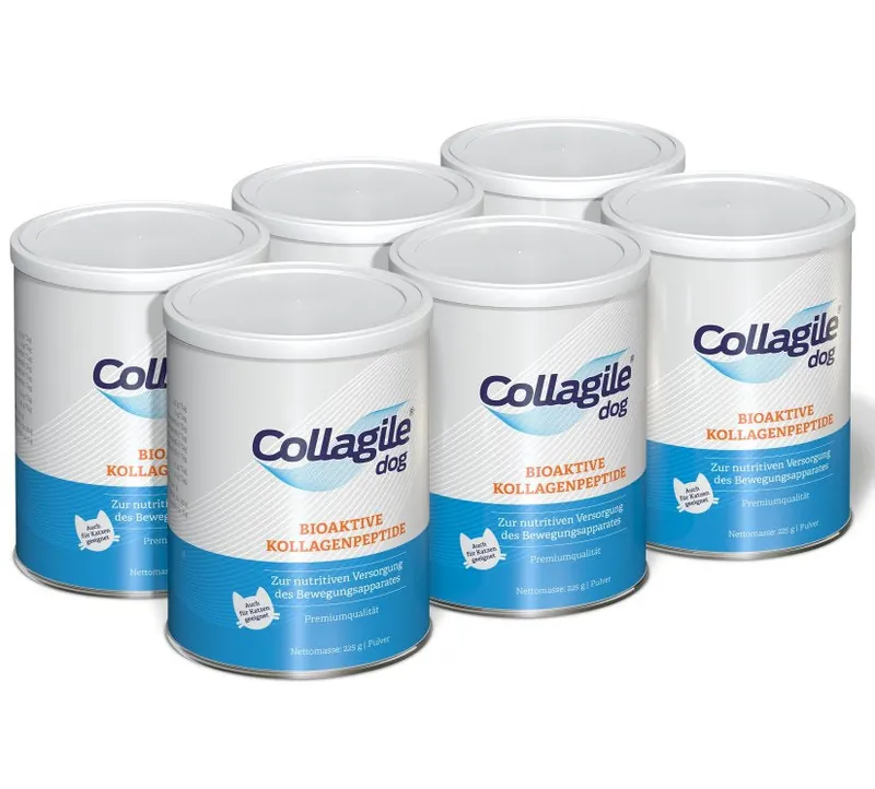 Collagile - 6er-Pack - Collagile dog - 6 x 225g Dose